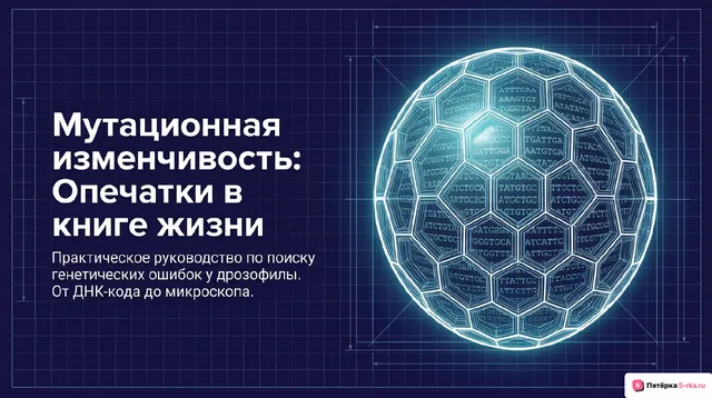 Обложка презентации к уроку «Мутационная изменчивость»
