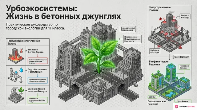Обложка презентации к уроку «Урбоэкосистемы»