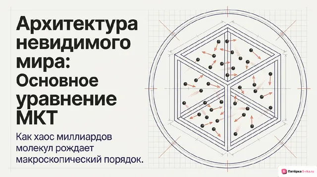 Обложка презентации к уроку «Основное уравнение МКТ»