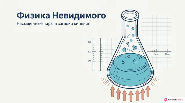 Обложка презентации к уроку «Насыщенные и ненасыщенные пары»