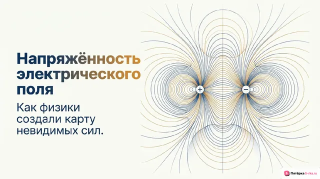 Обложка презентации к уроку «Напряжённость электрического поля»