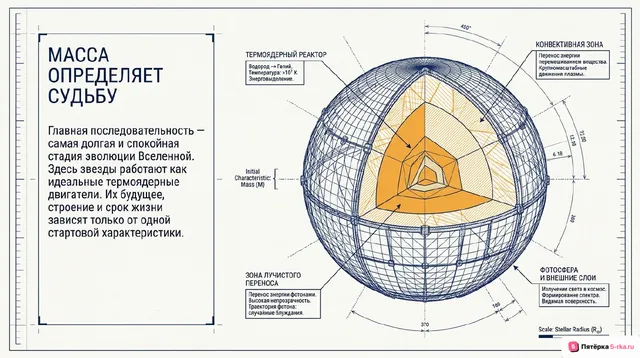 Обложка презентации к уроку «Звезды главной последовательности»