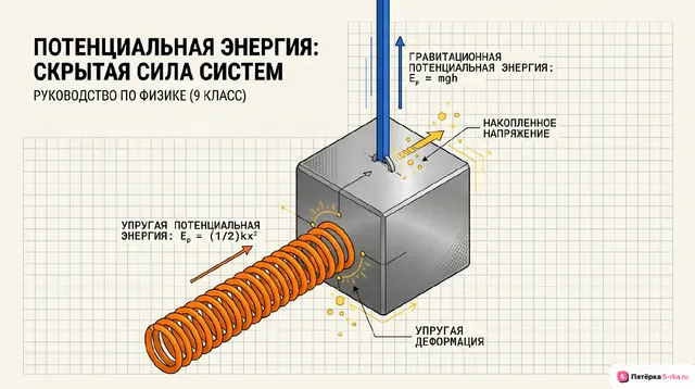 Обложка презентации к уроку «Потенциальная энергия»