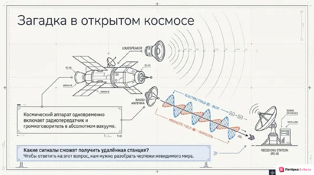 Обложка презентации к уроку «Электромагнитное поле и электромагнитные волны»
