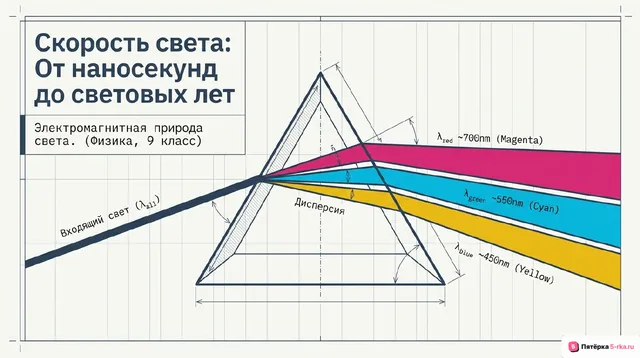 Обложка презентации к уроку «Электромагнитная природа света»