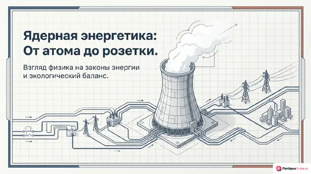 Обложка презентации к уроку «Урок-конференция "Ядерная энергетика»