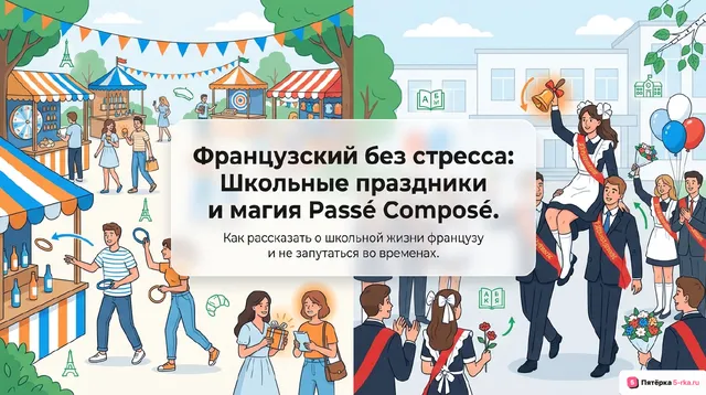 Обложка презентации к уроку «Школьное образование, школьная жизнь, школьные праздники»