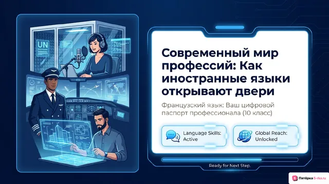 Обложка презентации к уроку «Современный мир профессий»