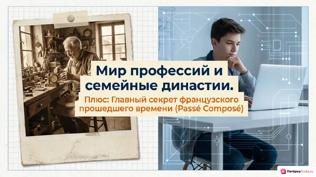 Обложка презентации к уроку «Современный мир профессий»