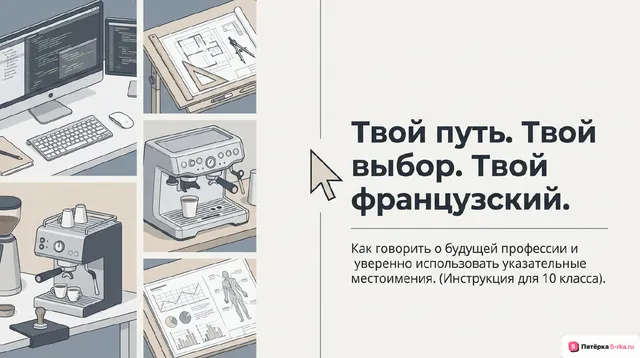 Обложка презентации к уроку «Современный мир профессий»