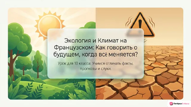 Обложка презентации к уроку «Проблемы экологии»