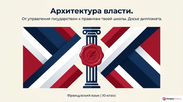 Обложка презентации к уроку «Родная страна и страна/страны изучаемого языка: географическое положение, столицы и крупные города, регионы; государственное устройство; система образования, достопримечательности, культурные особенности (национальные и популярные праздники, знаменательные даты, традиции, обычаи); страницы истории (полномочия президента в России и во Франции)»