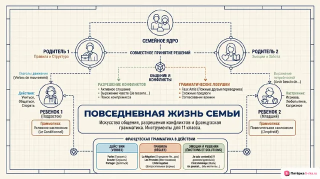 Обложка презентации к уроку «Обобщение по теме "Повседневная жизнь семьи»