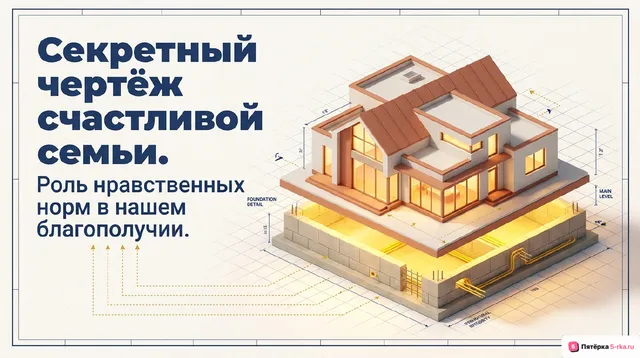 Обложка презентации к уроку «Роль нравственных норм в благополучии семьи»