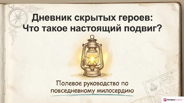 Обложка презентации к уроку «Милосердие как ежедневный подвиг»