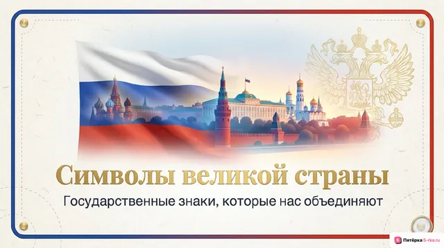 Обложка презентации к уроку «Символы великой страны»