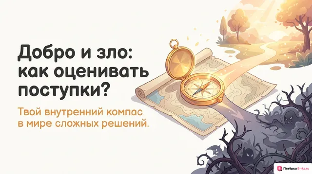 Обложка презентации к уроку «Добро и нравственные оценки поступков человека»