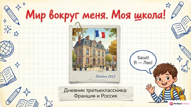 Обложка презентации к уроку «Мир вокруг меня»