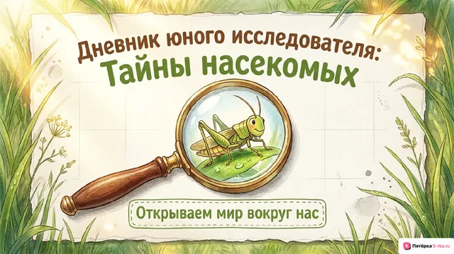 Обложка презентации к уроку «Мир животных: насекомые (узнавание, называние)»