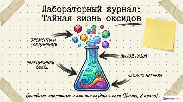 Обложка презентации к уроку «Получение и химические свойства кислотных, основных и амфотерных оксидов»