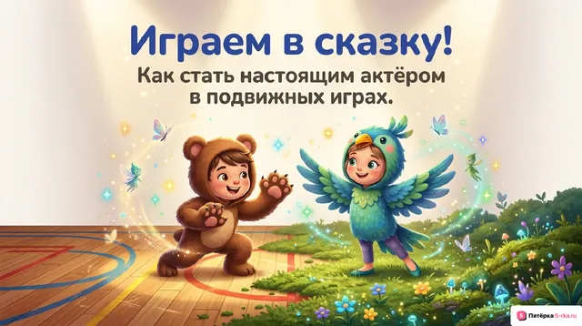 Обложка презентации к уроку «Техника выполнения музыкально-сценических и ролевых подвижных игр»