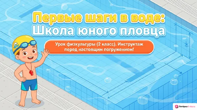 Обложка презентации к уроку «Общая характеристика плавания»