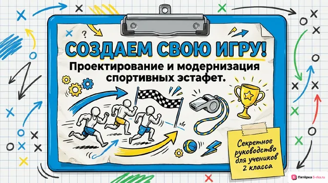 Обложка презентации к уроку «Проектирование и модернизация ролевых игр и спортивных эстафет»