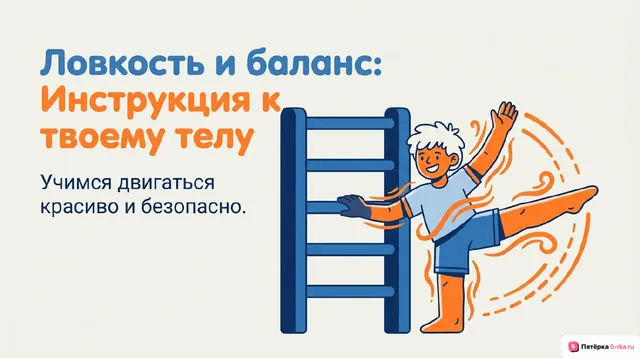 Обложка презентации к уроку «Техника выполнения упражнений разминки у опоры для развития координации»