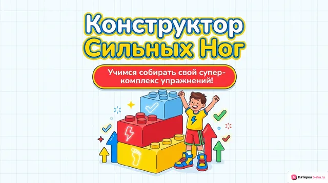 Обложка презентации к уроку «Составление комплекса и демонстрация выполнения гимнастических упражнений для укрепления мышц стопы, для укрепления мышц ног»
