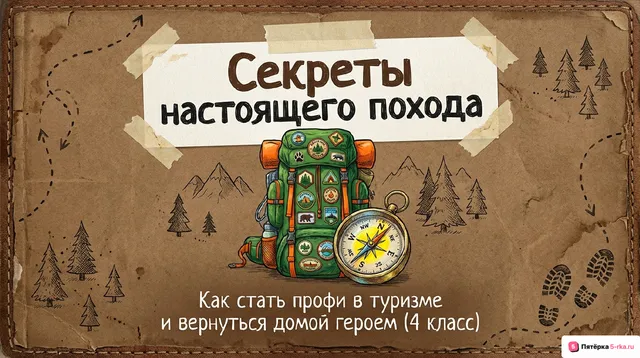 Обложка презентации к уроку «Туристическая деятельность»