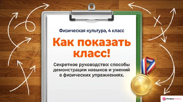 Обложка презентации к уроку «Способы демонстрация полученных навыков и умений выполнения физических упражнений»