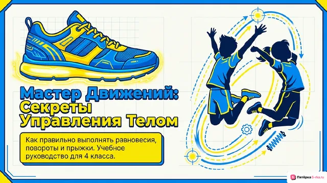 Обложка презентации к уроку «Демонстрация техники выполнения равновесий, поворотов, прыжков»