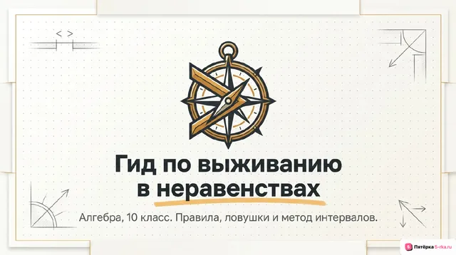 Обложка презентации к уроку «Неравенство, решение неравенства»