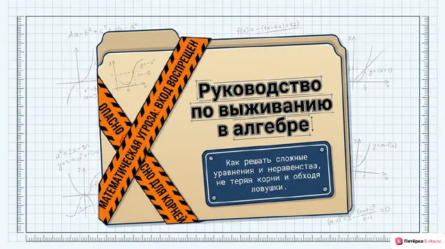 Обложка презентации к уроку «Решение целых и дробно-рациональных уравнений и неравенств»