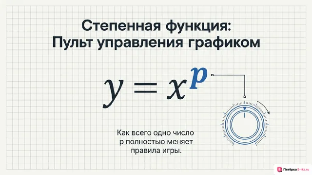 Обложка презентации к уроку «Степенная функция с натуральным и целым показателем»