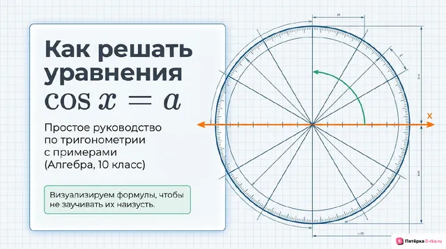 Обложка презентации к уроку «Решение тригонометрических уравнений»