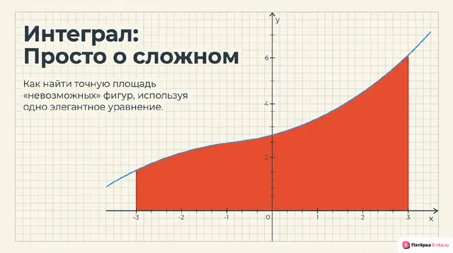 Обложка презентации к уроку «Интеграл, геометрический и физический смысл интеграла»
