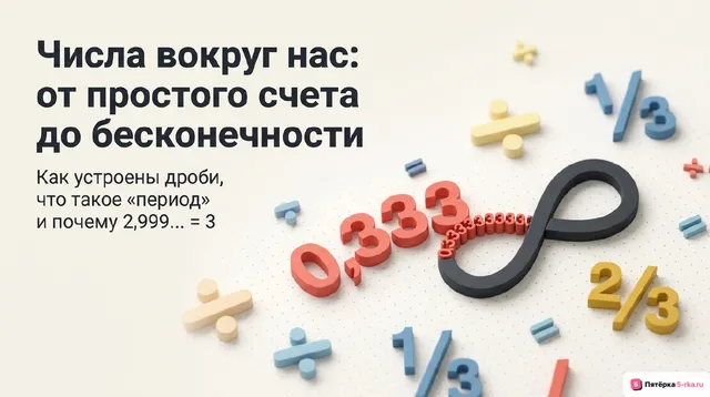 Обложка презентации к уроку «Натуральные и целые числа в задачах из реальной жизни»