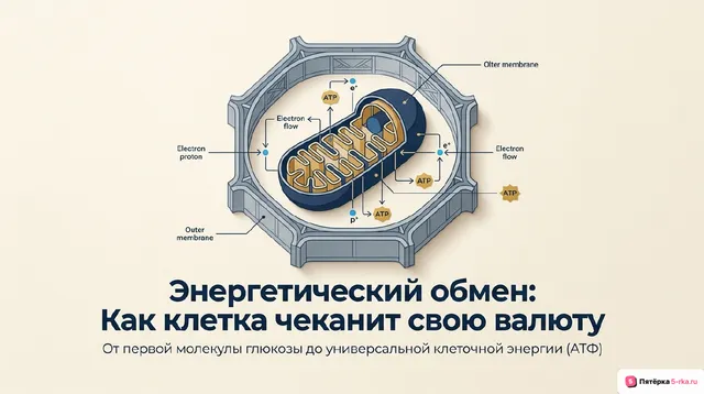 Обложка презентации к уроку «Энергетический обмен»