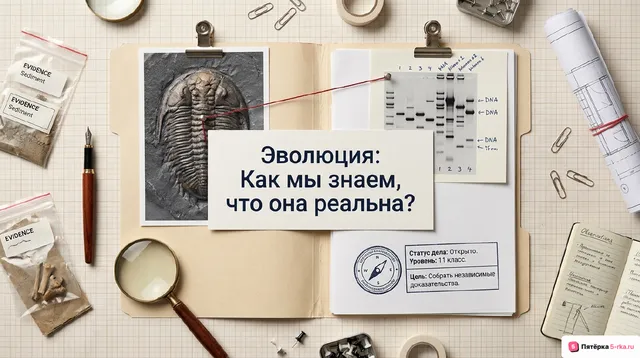Обложка презентации к уроку «Эволюция и методы её изучения»