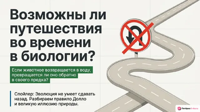 Обложка презентации к уроку «Необратимость эволюции»