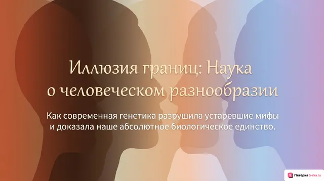 Обложка презентации к уроку «Человеческие расы и природные адаптации человека»