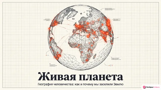 Обложка презентации к уроку «Географические особенности размещения населения и факторы, его определяющие»