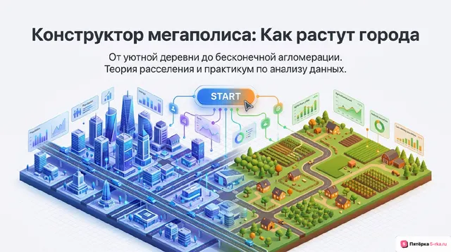 Обложка презентации к уроку «Расселение населения: типы и формы»