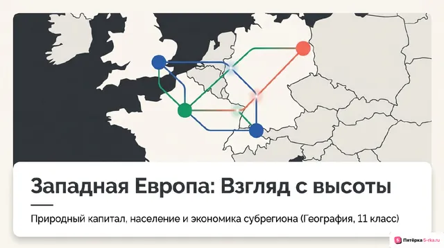 Обложка презентации к уроку «Западная Европа»