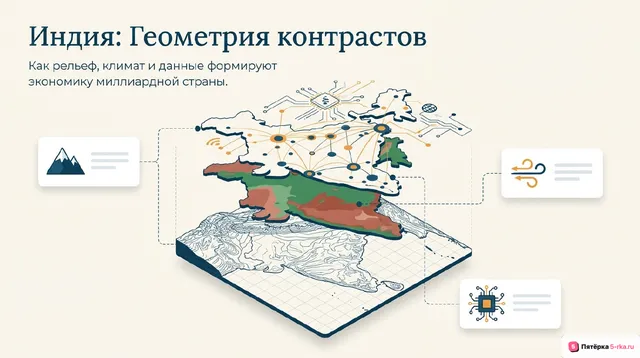 Обложка презентации к уроку «Южная Азия»