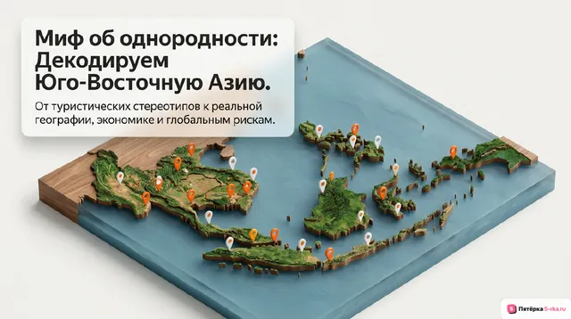 Обложка презентации к уроку «Юго-Восточная Азия: общие черты и особенности природно-ресурсного капитала, населения и хозяйства субрегиона»