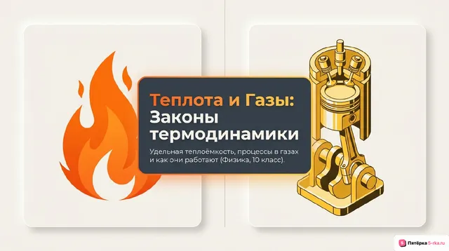 Обложка презентации к уроку «Удельная теплоёмкость вещества»