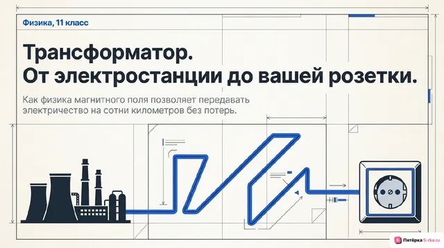 Обложка презентации к уроку «Трансформатор»