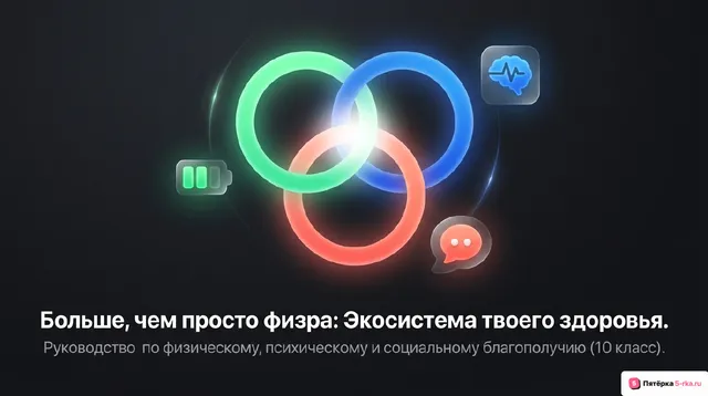 Обложка презентации к уроку «Физическая культура и физическое, психическое и социальное здоровье»